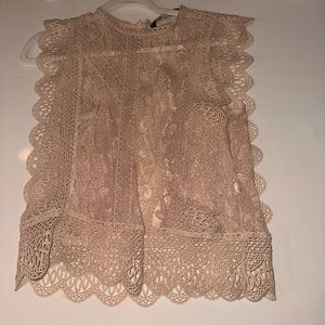 ZARA CROCHET TOP